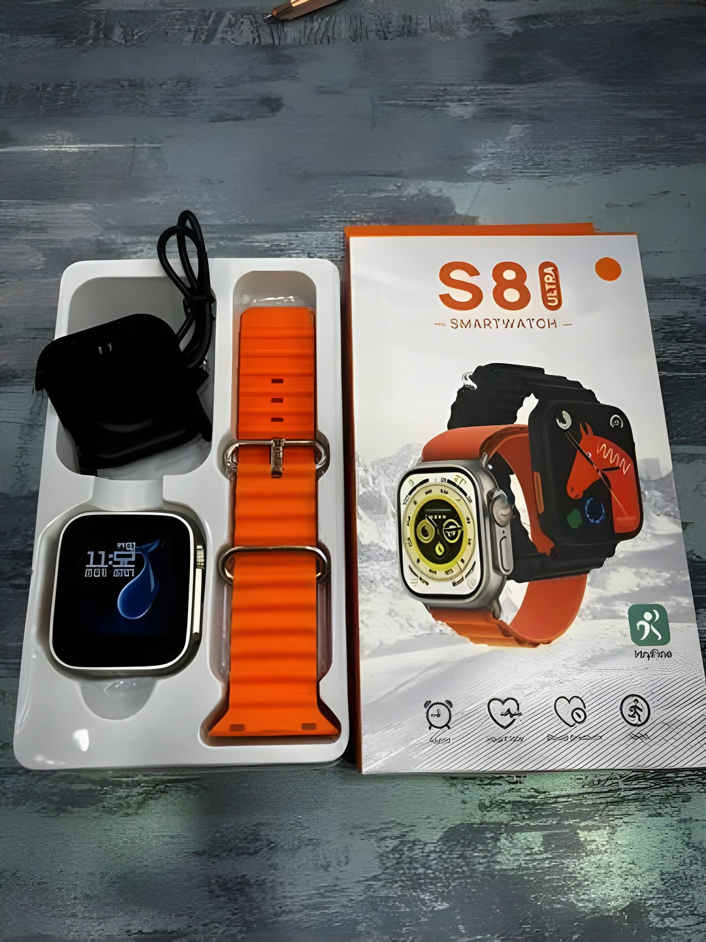 S8 Ultra Bluetooth Smart Watch for men & Women (Random color)