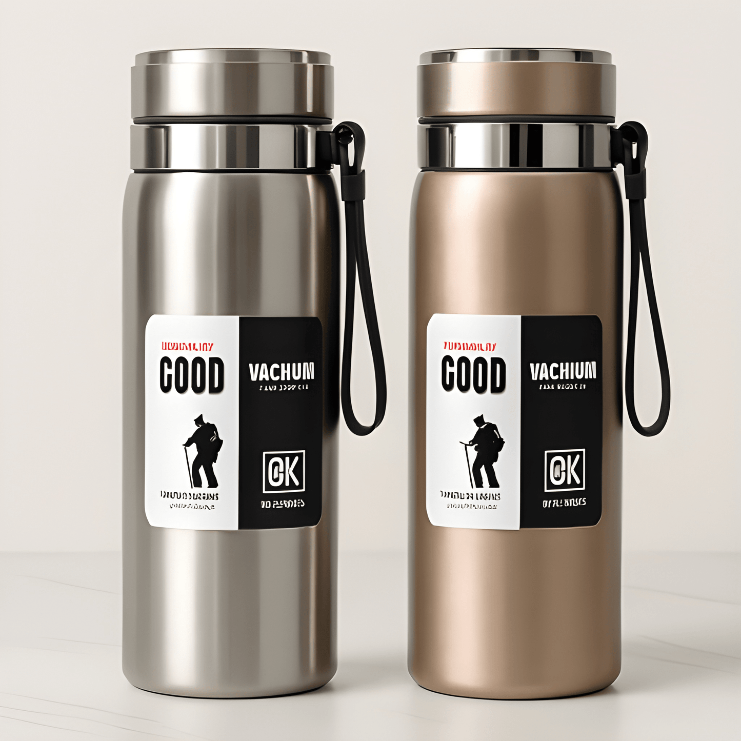 1000ml Large Capacity Stainless Steel Thermos Bottle – Hot & Cold 
