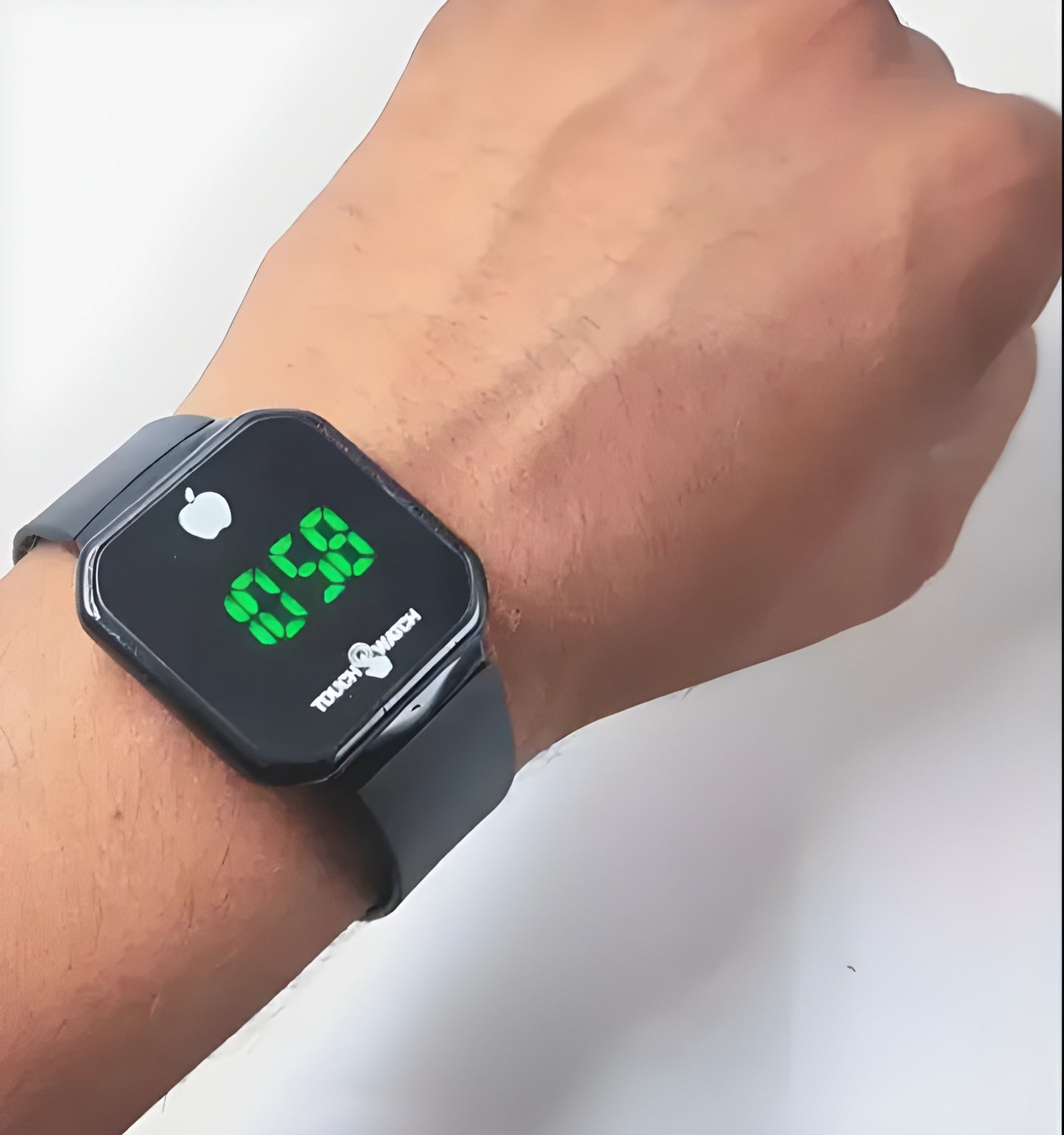 Touch LED Watch Fashion Casual Sports Men's Watch Touch Smart LED Digital Watches Electronics Wrist Watches for Men Women Square Clock (Random color) Without box