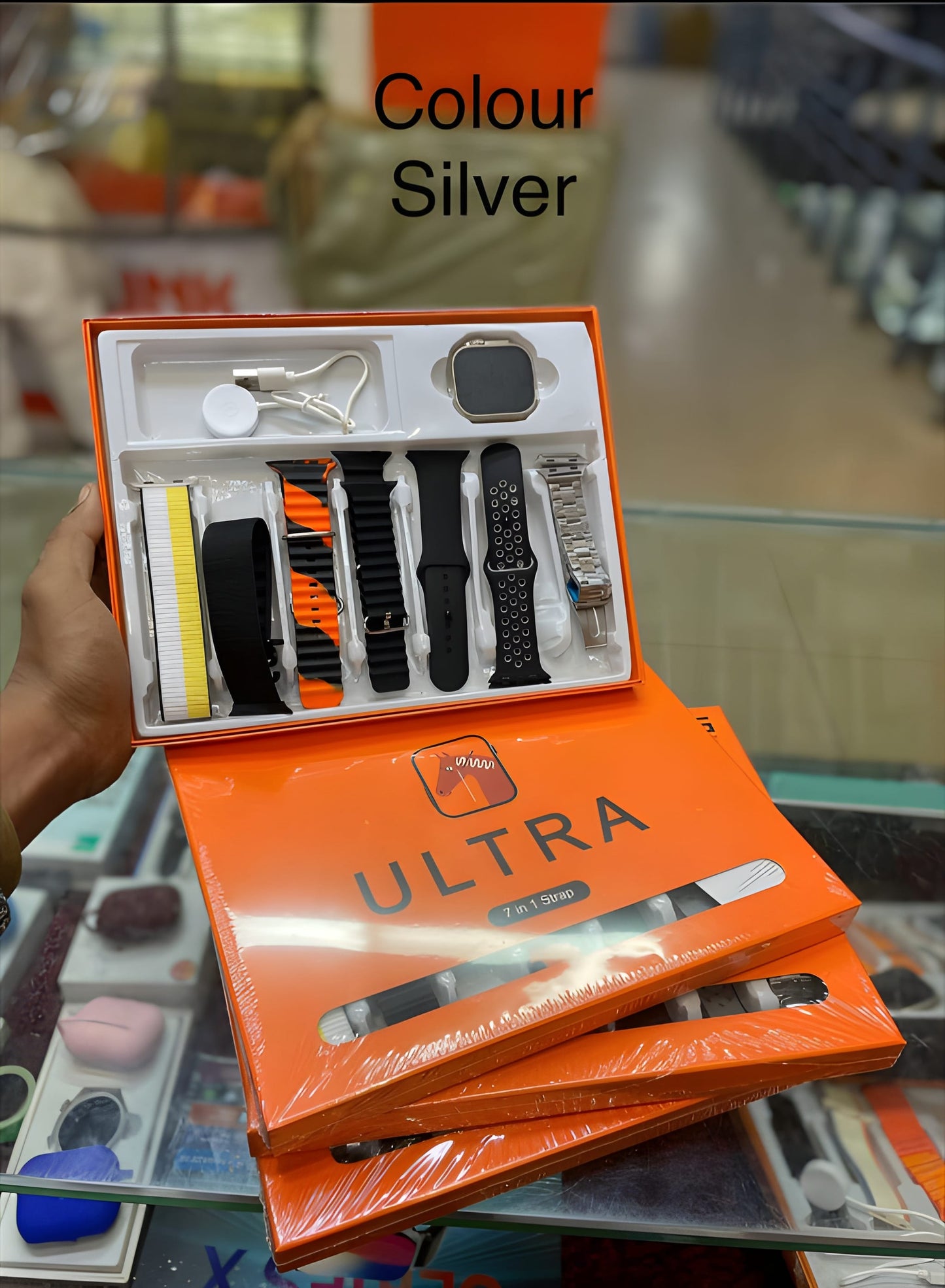 AirPods Pro 2 + Ultra 7-in-1 Smartwatch Combo | Premium Sound & Style Deal