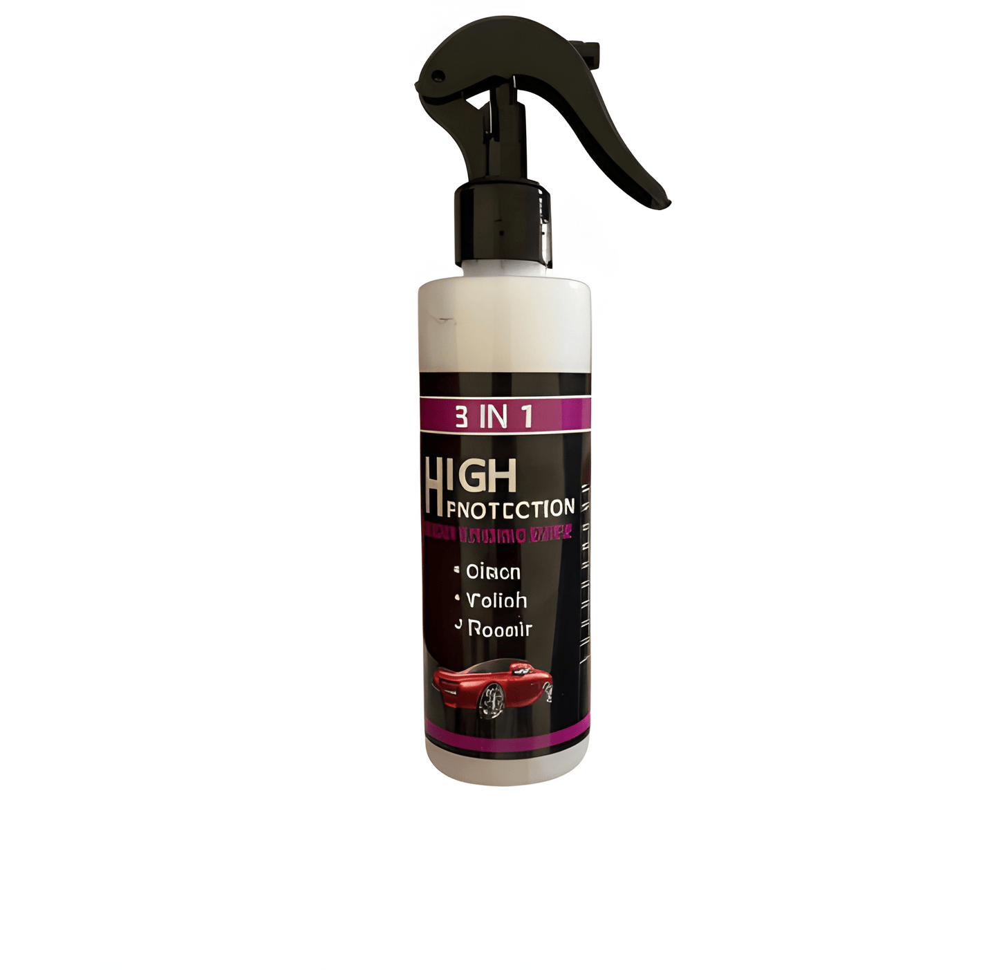 3 In 1 High Protection Quick Car Coating Spray, Ceramic Car Coating Spray Crystal Coating For Car - Quantity 100ml