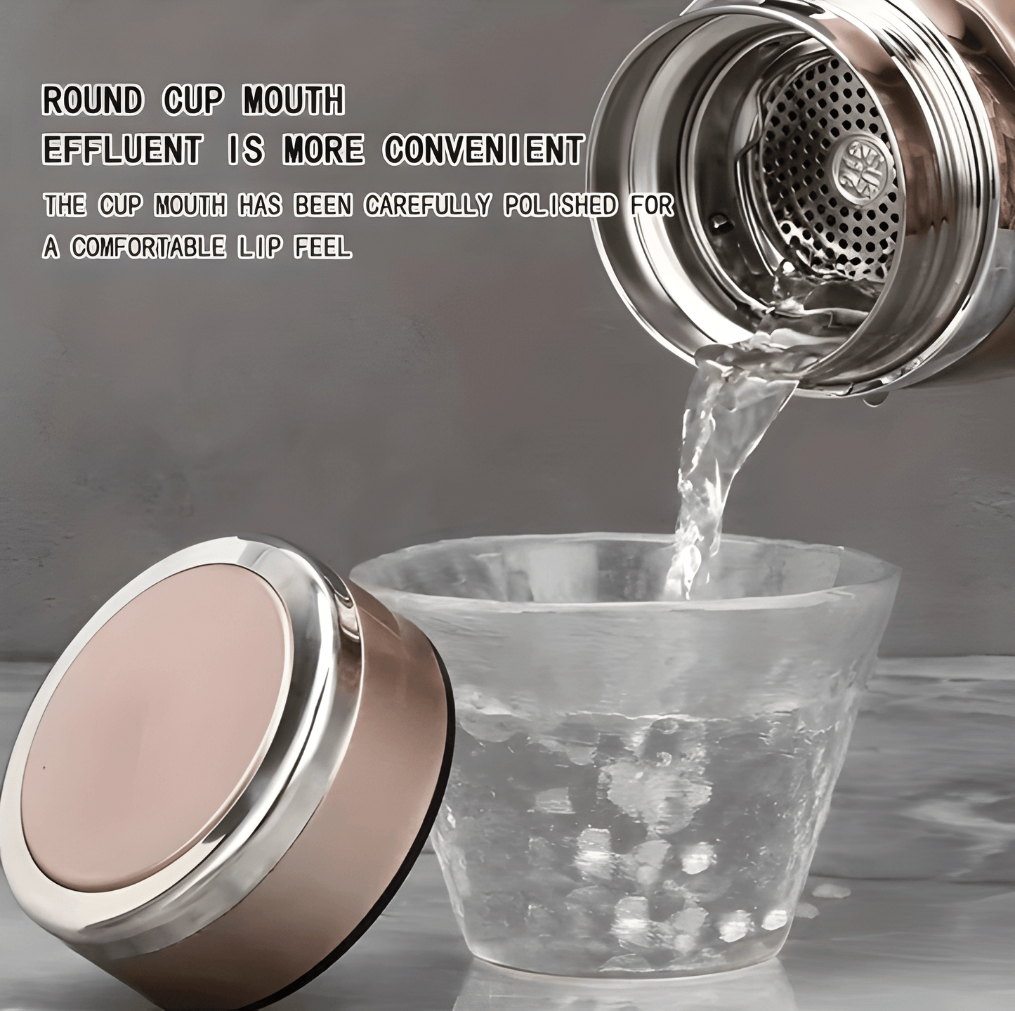 1000ml Large Capacity Stainless Steel Thermos Bottle – Hot & Cold Vacuum Flask Water Bottle (Random color)