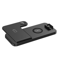 شاحن لاسلكي ثلاثي الوظائف للهواتف والساعات