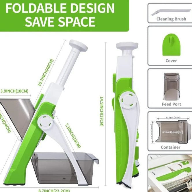 Safe And Multifunctional Mandoline Slicer Adjustable Vegetable Cutter, Precision Slicing Machine For Potatoes, Onions, Carrots, Cucumbers, And Fruits