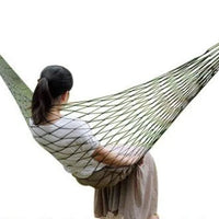 Nylon rope mesh hammock portable simple hammock swing