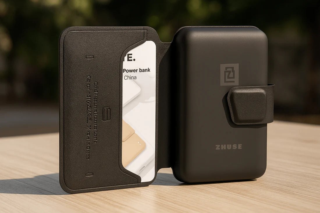 ZHUOSE - بنك طاقة لاسلكي لحقيبة بطاقات